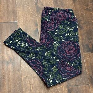 LuLaRoe Rose Leggings Tall & Curvy